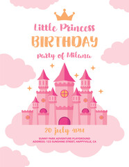 Fototapeta premium children's birthday invitation