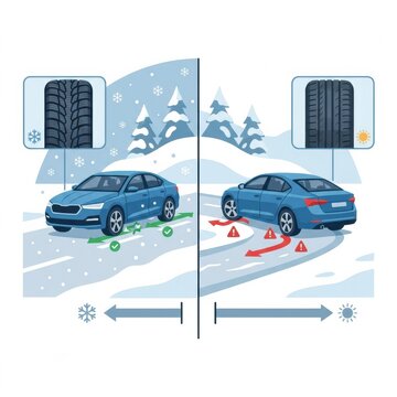 Winter Tires and Their Impact on Road Safety in Cold Weather Conditions During Winter Months