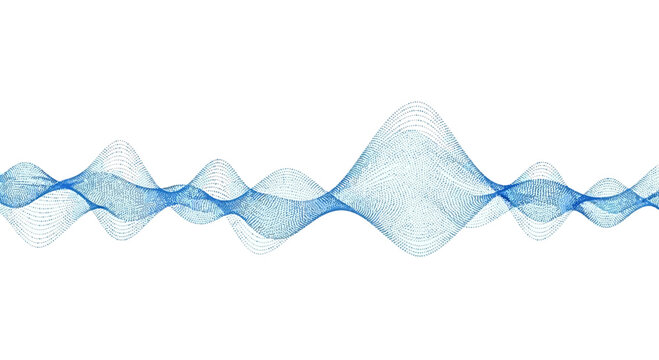 Blue wave pattern