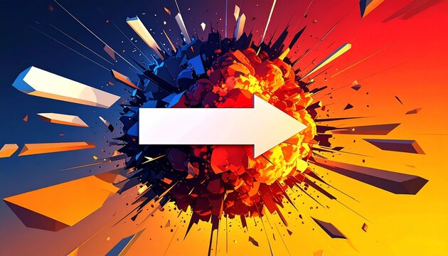 Abstract Explosion with Triangular Core