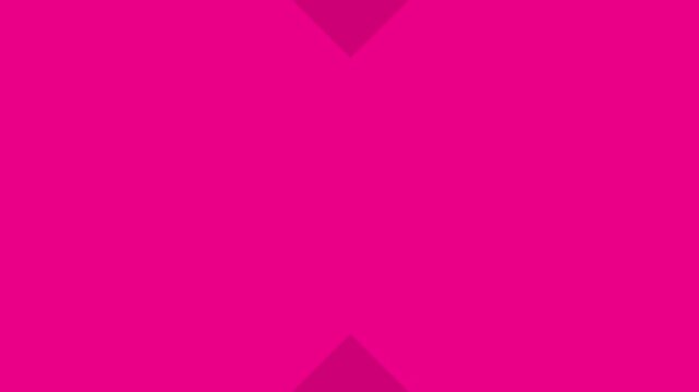 Abstract pink shape transition animation in 4K features shifting geometric