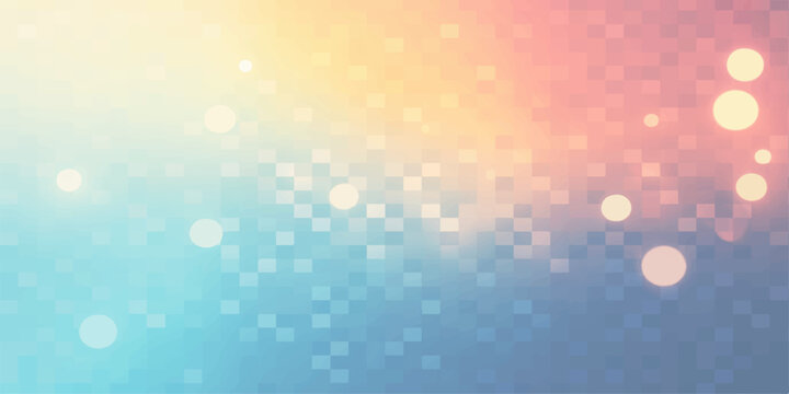 A dreamy artistic background with a colorful palette of sky blue, sunshine yellow, and flamingo pink with abstract elements that create an elegant and inspiring visual narrative.