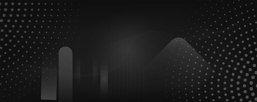 Beautiful black abstract background. Dark neutral backdrop for presentation design. Darkness base for website,