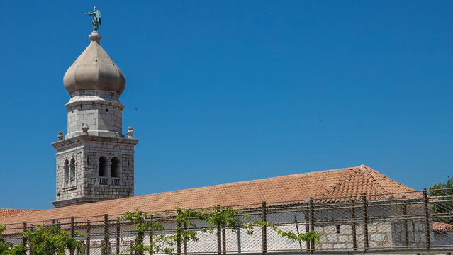 Festung auf Krk,  Mittelmeerinsel Kroatien