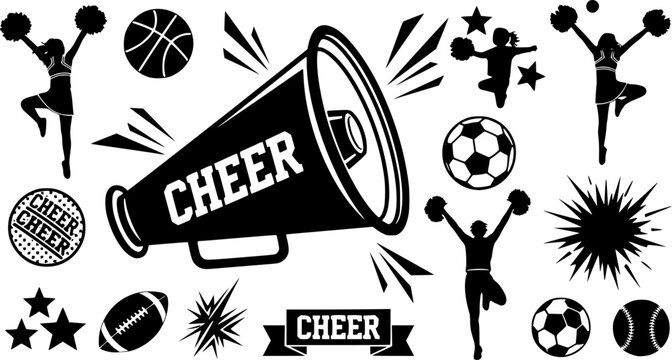 Cheerleading Horn Images – Browse 620 Stock Photos, Vectors, and