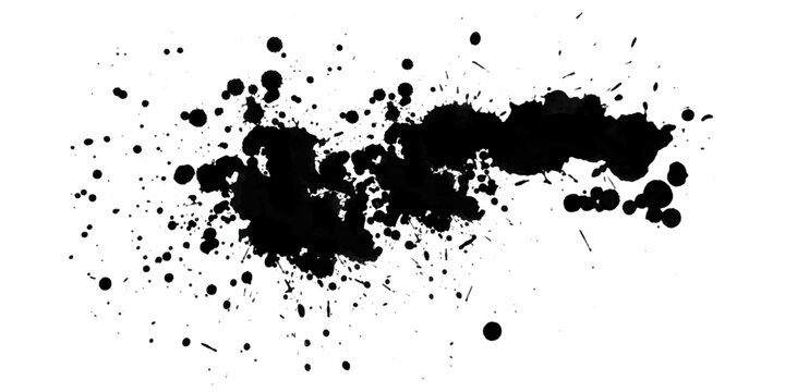 grunge ink splat. Hard Grunge Distress Background Texture. Black blot