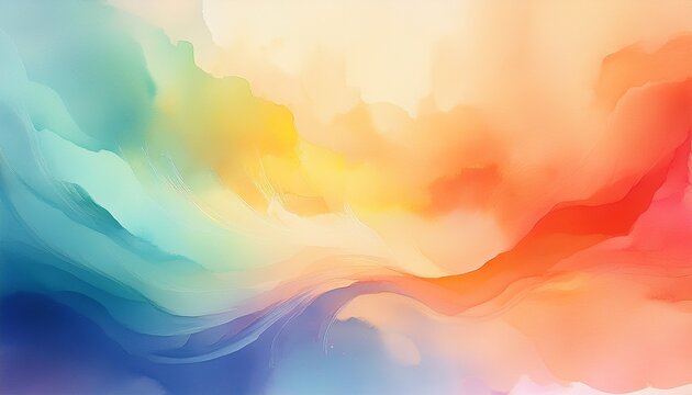 gentle watercolor background blending warm and cool hues into a smooth gradient