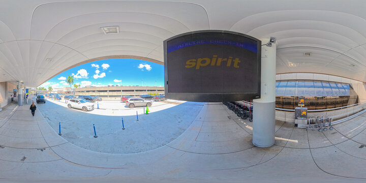 360 photo Fort Lauderdale International Airport terminal 4 Spirit Airlines