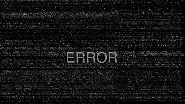 Analog Static Noise texture overlay. Horizontal stripes offset . No signal white noise artifacts. VHS Glitch. Bad TV signal ,tv screen noise glitch effect. Glitch static white noise television