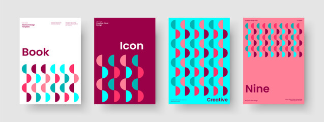 Fototapeta premium Abstract Banner Design. Modern Brochure Layout. Geometric Book Cover Template. Background. Poster. Report. Business Presentation. Flyer. Advertising. Journal. Catalog. Newsletter. Brand Identity
