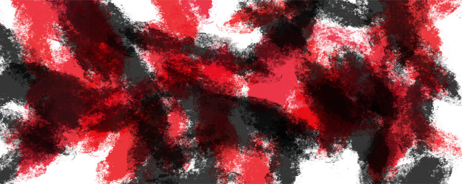 Bold red black and grey abstract thick paint dab texture, messy grunge acrylic block brush stroke background, chaotic expressionist canvas graphic resource for modern digital art layout presentation