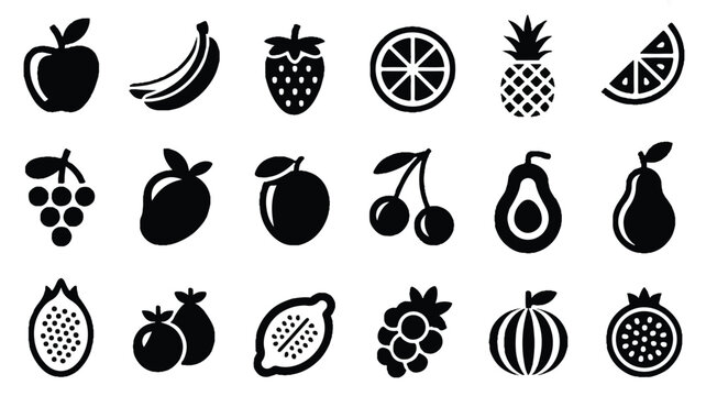 collectionofvariousfreshfruiticonsonwhitebackground
