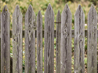 Obraz premium A wooden fence with a perched bird, great for outdoor and nature scenes