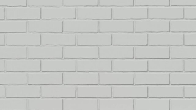 Close-up of a light gray brick wall texture for use as a background in design projects.