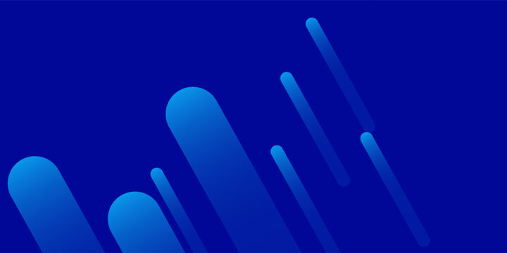 Abstract blue dynamic rounded lines background vector
