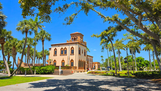 Ca' d'Zan estate mansion of John and Mable Ringling Museum of Art Sarasota Florida USA 04.21.2026