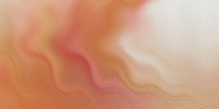 Abstract grainy texture with warm orange and terracotta gradient waves