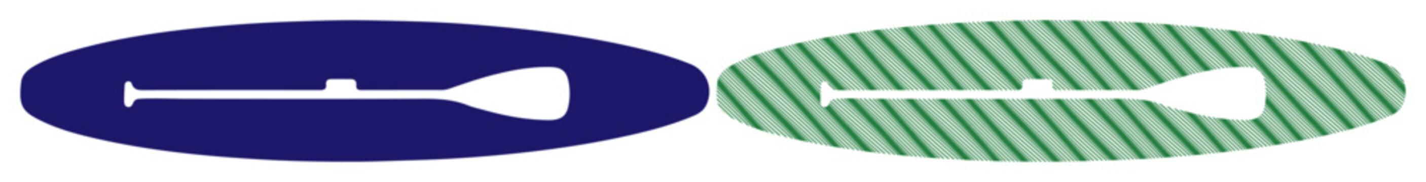 Two contrasting oval shapes with abstract line art symbolizing difference and connection