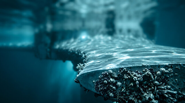 Encrusted Submerged Structure