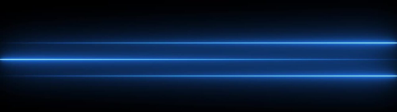 Glowing neon line animatiom on black background. Abstract Light Effect Element Design
