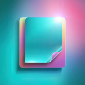 Abstract gradient backdrop showcasing a stylized raw image file icon for creative workflows