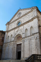 Obraz premium Sant'Agostino Church in Montepulciano, Tuscany.