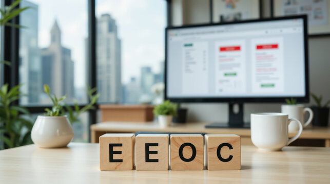 Inside EEOC claim handling for workplace discrimination cases, this image supports employer policy reviews, harassment complaint coverage, retaliation guidance and equal employment law explainers