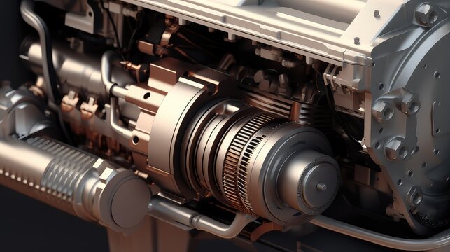 Internal combustion engine components functioning with precision