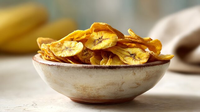 Gourmet Banana Chip Bowl / グルメなバナナチップボウル