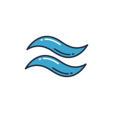 Abstract blue wave design for modern branding and digital backgrounds