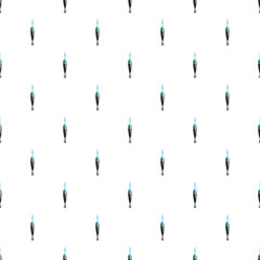 Fishing floats repeat across a white background, forming a seamless water recreation pattern © nsit0108