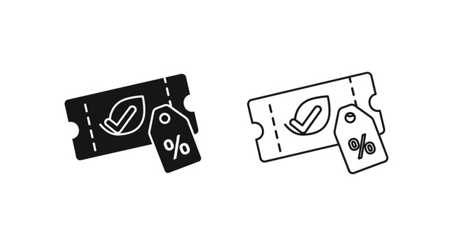 Discount Coupons & Promo Codes: Save Big Now Vector