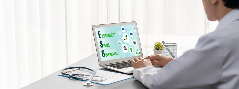ESG environmental social governance policy for brisk business to set a standard to achieve high ESG score