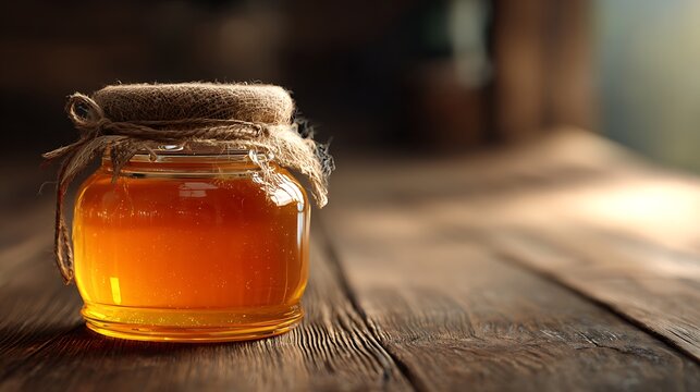 Cozy Honey Jar wrapped with Rustic Twine / 麻紐で飾られた温かみのある手作りハチミツのボトル