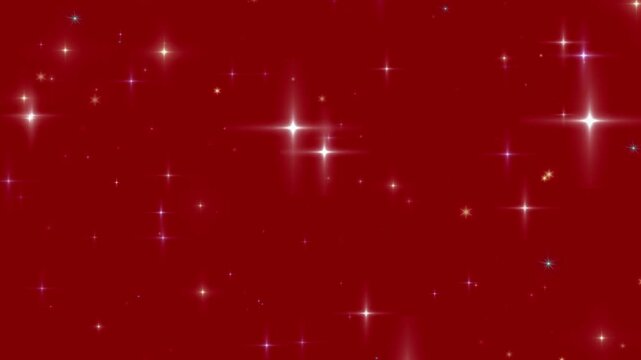 Dark Red 8B0000 Hex Code Stars Twinkle Glitter Sparkles Particles Space Cosmos For Ads Backgrounds seamless loop animation business promo video corporate presentation animation template marketing