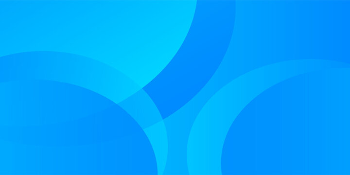 Abstract background with overlapping vibrant blue and cyan circles creating a soft geometric pattern. gradien desain