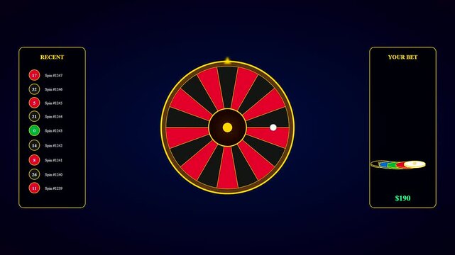 This sophisticated Sports Betting Interface features a dynamic spinning wheel of chance surrounded by digital statistics and wagering panels for a modern gambling experience
