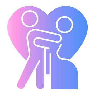 relationship Gradient icon