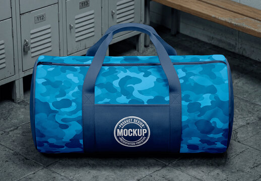Athletic Gym Bag Mockup