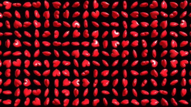 Abstract 3D Heart Shapes Grid

3D abstract animation featuring a grid of heart shapes.