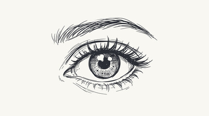 Obraz premium Closeup of a human eye.