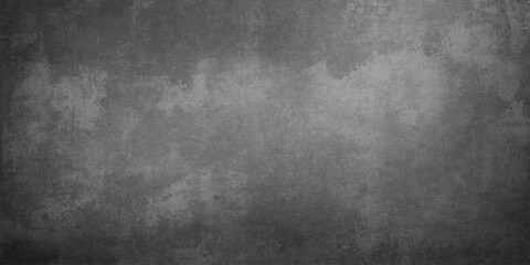 Obraz premium A dark aged metal plate with a rough grunge texture features a dirty gray pattern and vintage stone surface for a weathered black backdrop design