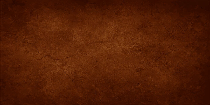 A worn vintage brown leather and aged parchment paper texture creates a grungy antique background with a blank retro surface and ancient pattern backdrop for a dirty weathered design