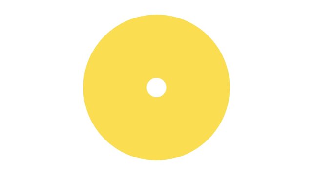 Minimalist document icon animation with glowing light effect for business presentation and digital interface