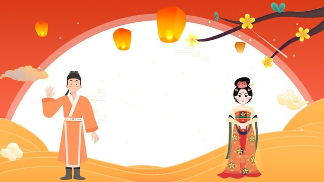 vector illustration of a dancing couple