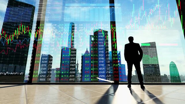Financial Market Trading Center and the Backs of Traders