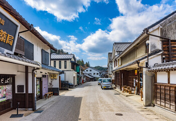 Naklejka premium Asuke, Toyota City, Aichi Prefecture, Important Preservation District for Groups of Traditional Buildings.