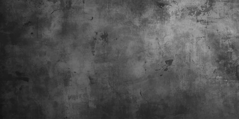 Fototapeta premium Aged dark grey grunge metal texture background with a rough vintage concrete surface and antique stone pattern for a textured black wallpaper design