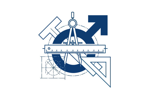 Engineering tools and equipment symbol.
