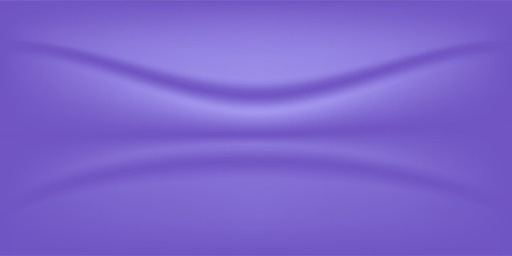 Abstract gradient podium background. Violet, purple and lilac empty 3d studio backdrop. Clean scene for product presentation mockup template. Vector illustration